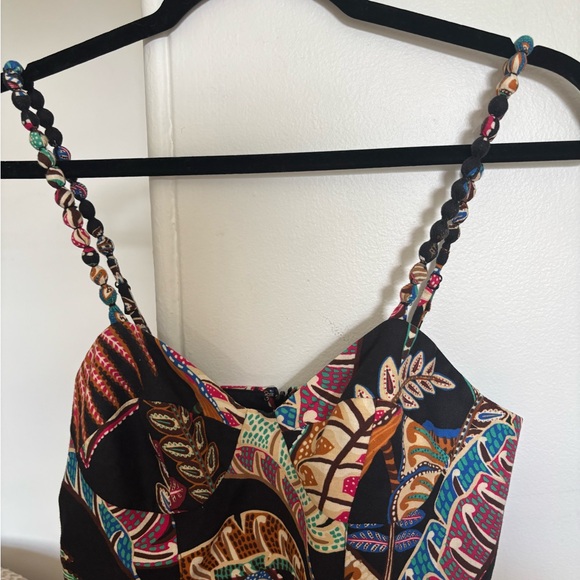 FARM Rio Leaf Patterned Mini Dress - Picture 3 of 6